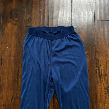 Patagonia Capilene Pants Mens Medium Blue USA Lightweight Baselayer Men Ripped