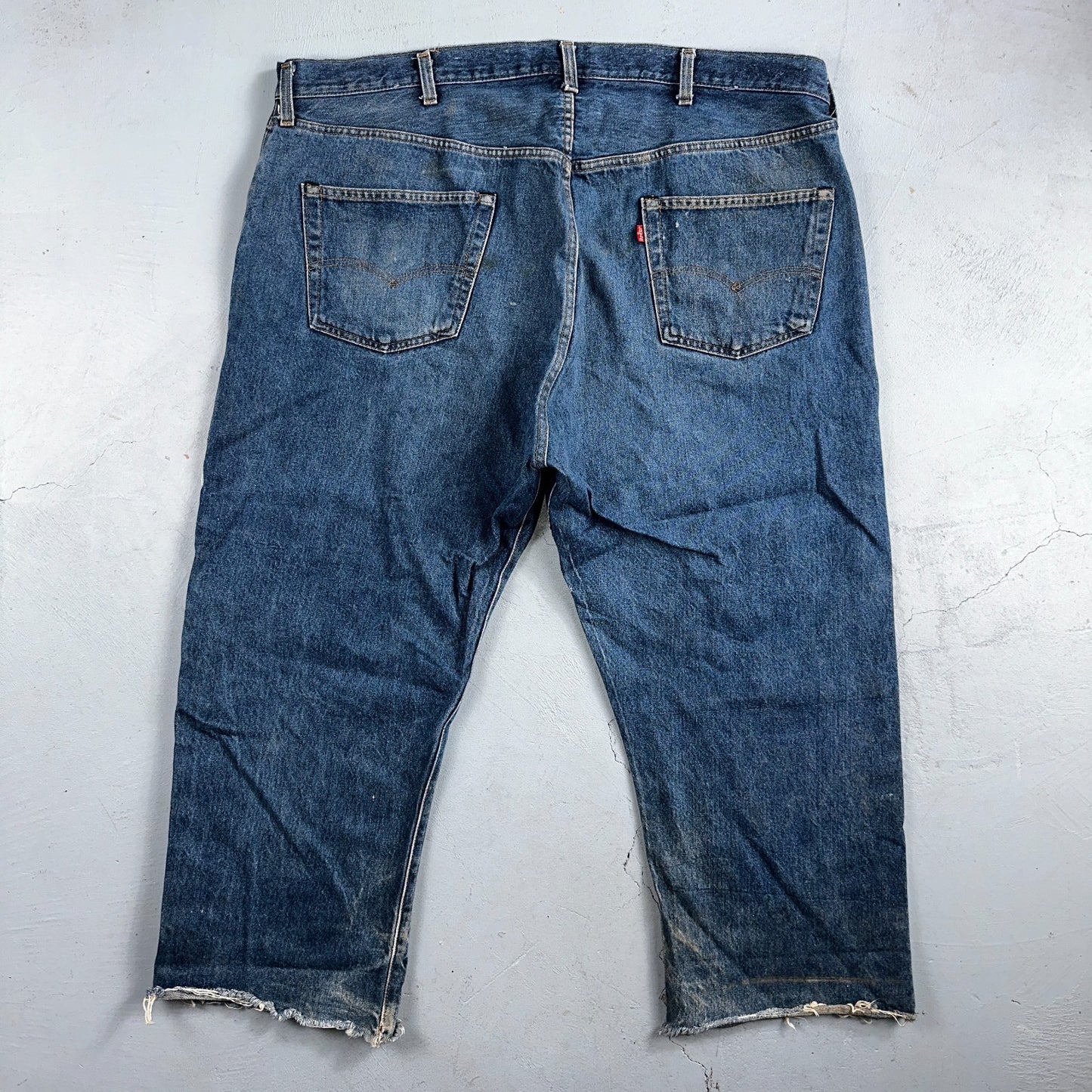 Levis 501 Vintage 80s Redline Selvedge USA XX Jeans Med Wash 48x30 Act 44x25