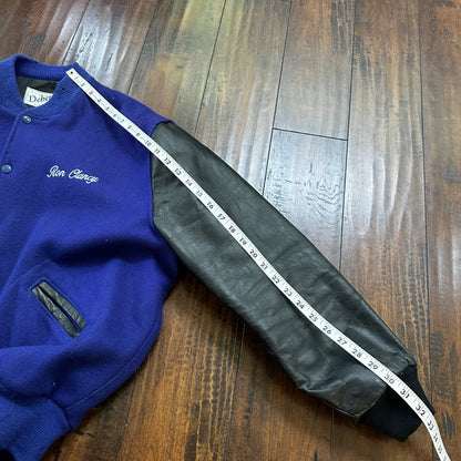 Ford VTG Dehen Varsity Blue V8 Columbia River Letterman 70s Jacket Size 44