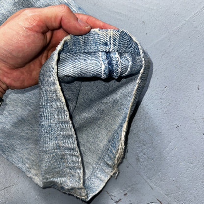 Levis 501 Vintage 90s Mexico Straight Leg Jeans Blue Light Wash 40x30 Act 40x28