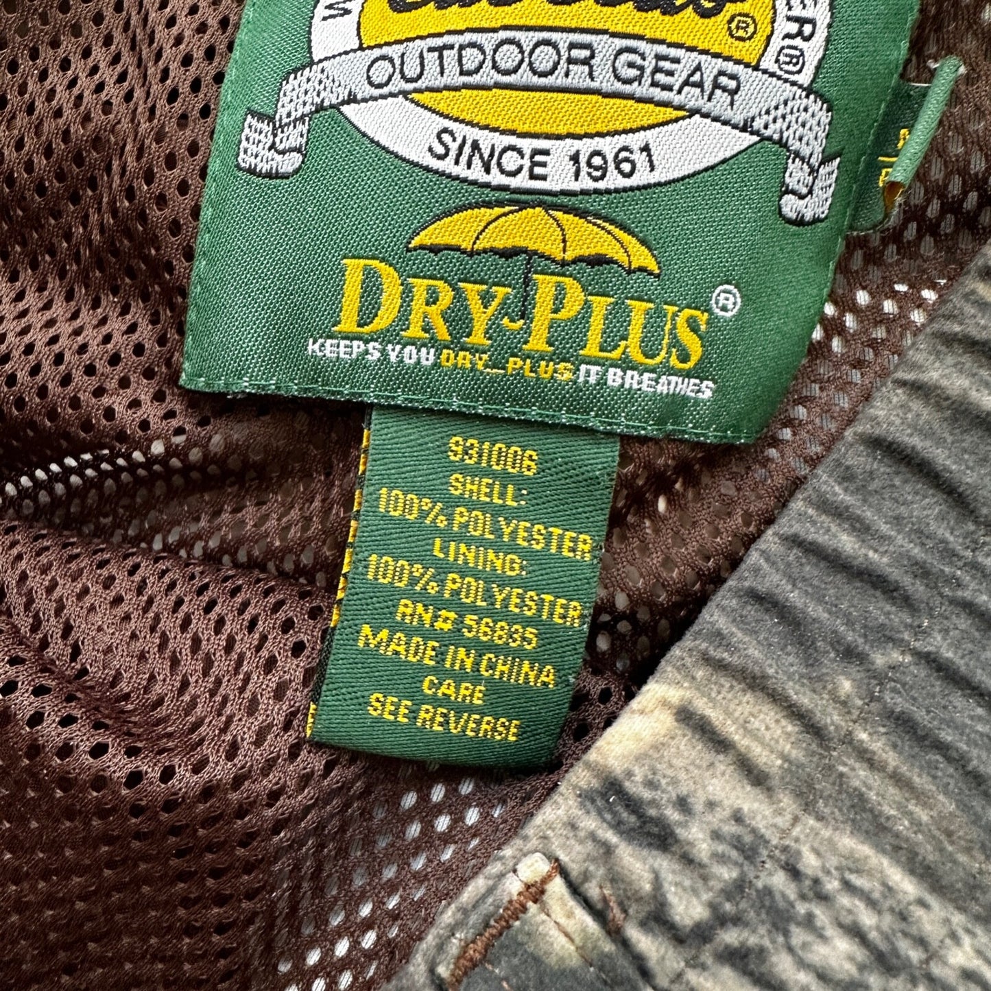 Cabelas Jeans Mens M 23x28 Green Camo Mossy Oak Outdoor Hunting Pants