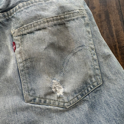 Levis 501 XX Big E True Vintage 50s Redline Hidden Rivets Jeans 1950s 60s 26x26