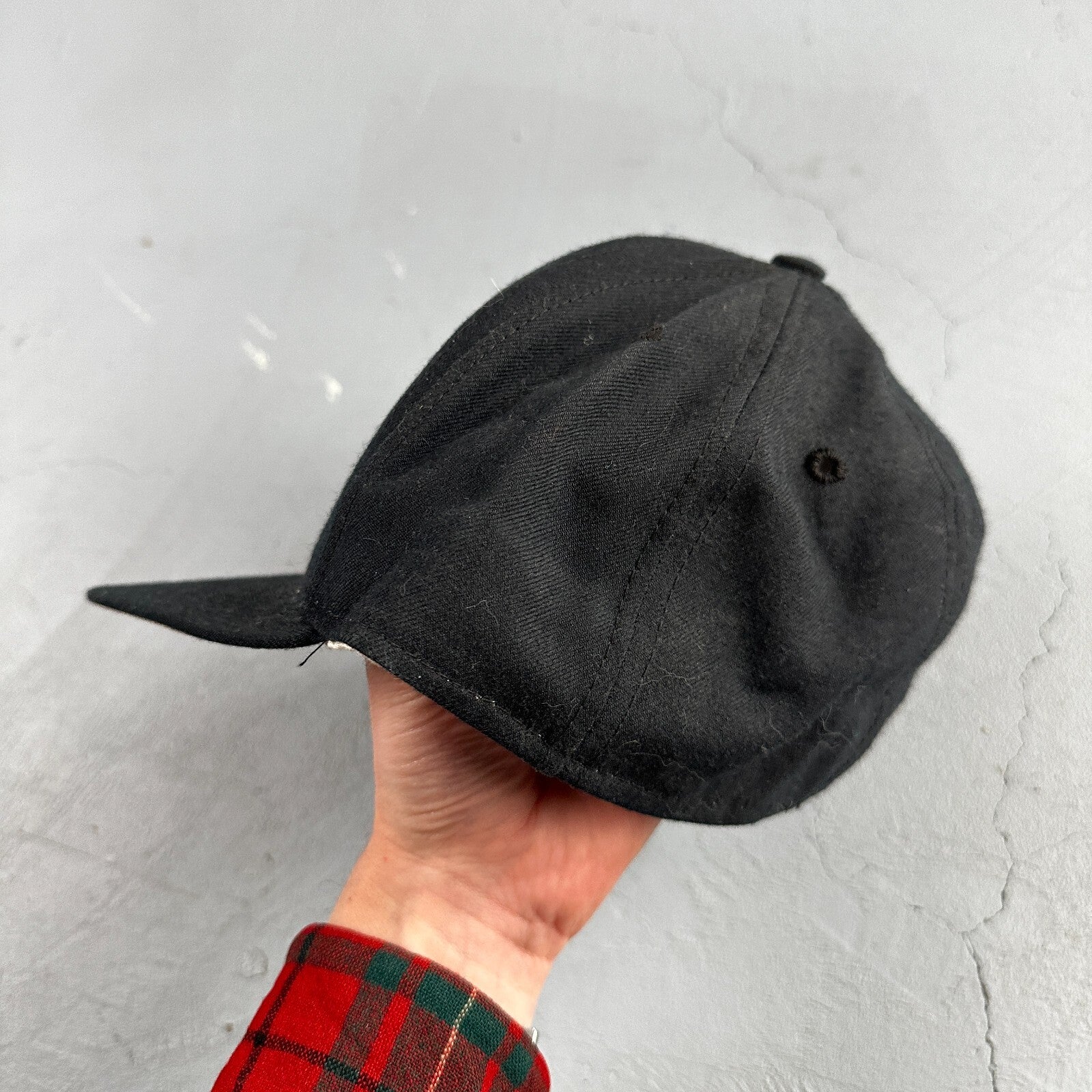 LC New Era USA MLB Fitted 6 7/8 Hat Major League Professional Baseball VTG Pro