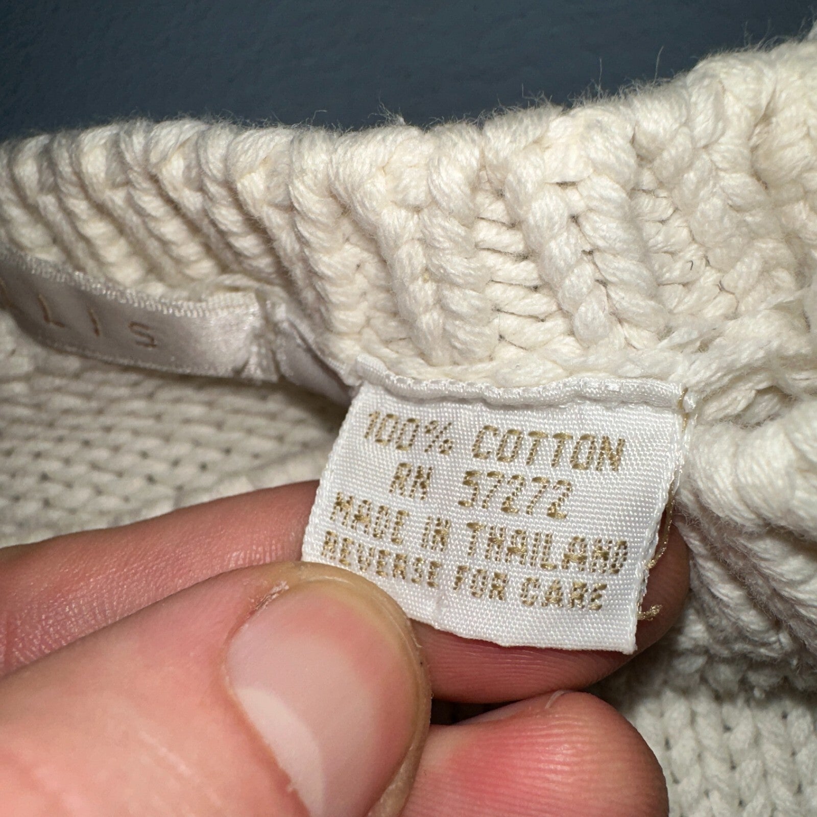 Perry Ellis VTG Atomic Pullover Sweater Womens M Multicolor Abstract Ski Cotton