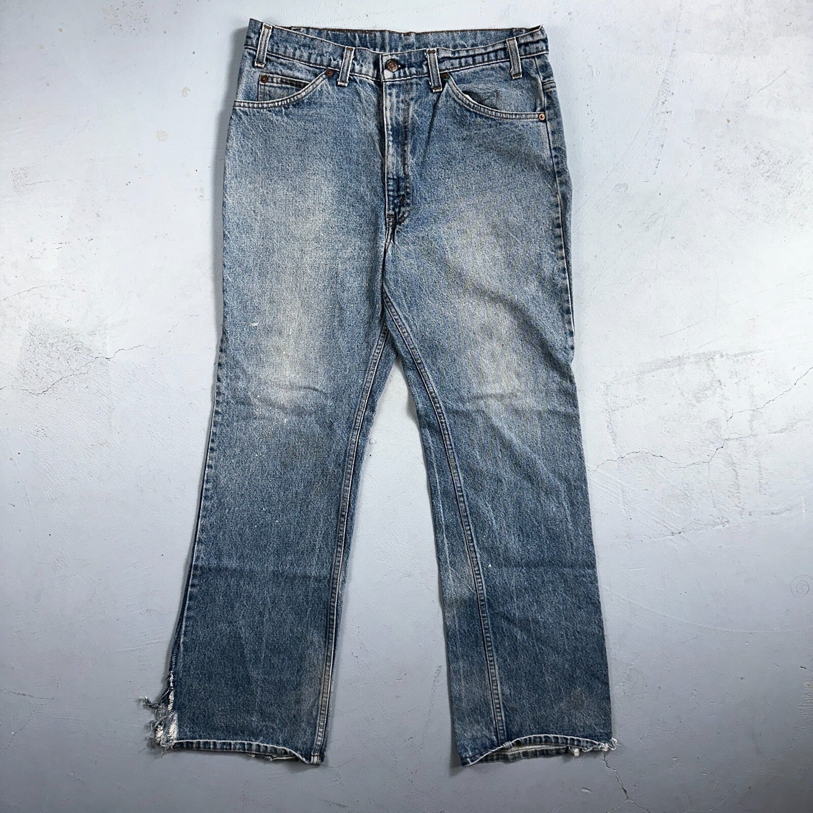 Levis 517 VTG 70s 80s 20517 Bootcut Blue Jeans Size 36x32 USA Orange Tab 33x30