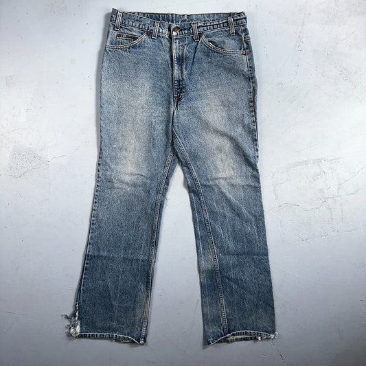 Levis 517 VTG 70s 80s 20517 Bootcut Blue Jeans Size 36x32 USA Orange Tab 33x30