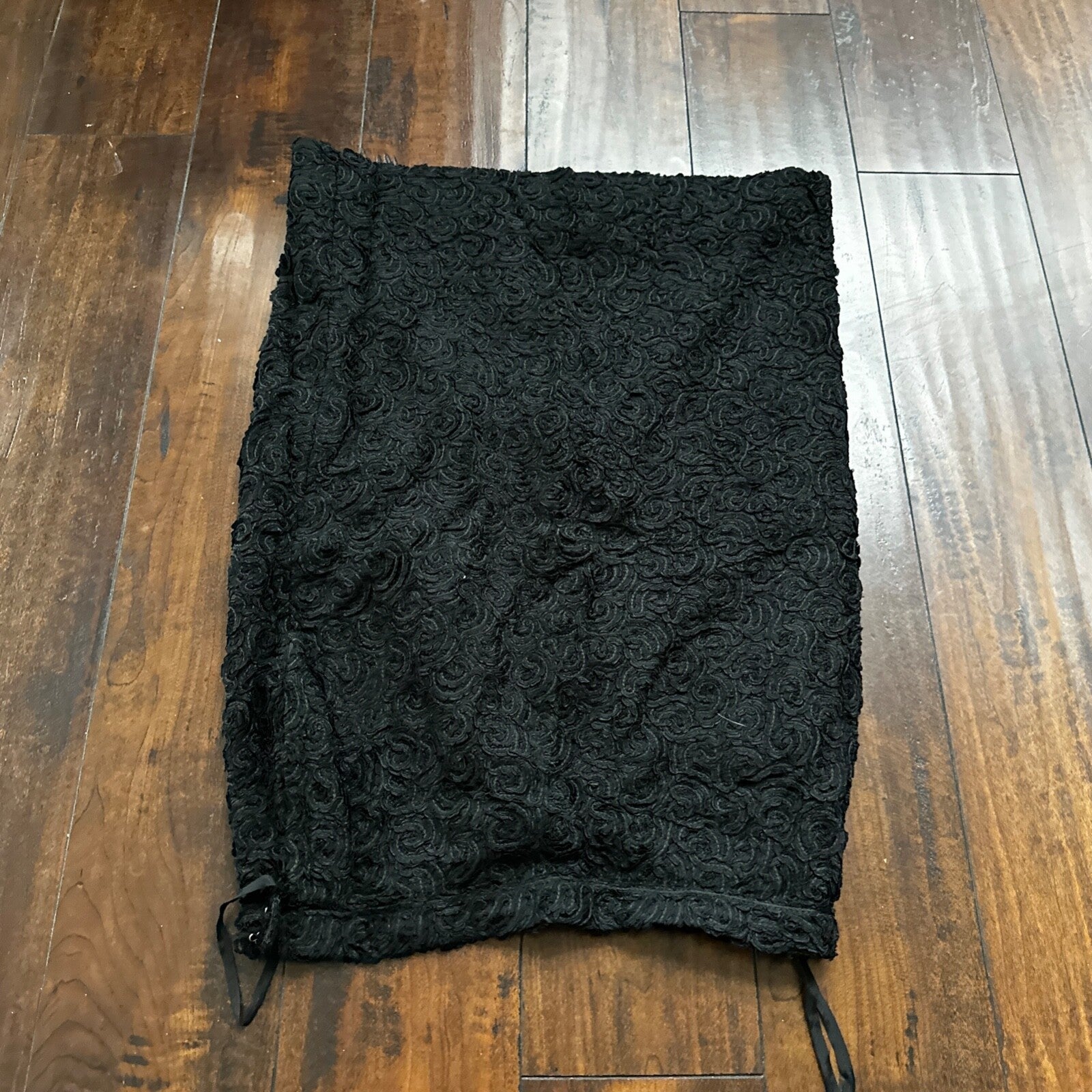 1960’s VTG Wool Cardigan Coltalia Imports Black Women’s Rockabilly 60s Skirt