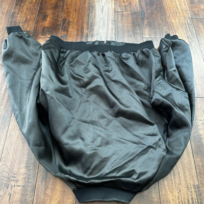 Vintage Pla-Jac By Dunbrooke Jacket 2XL Made in USA Black Snap HiTech