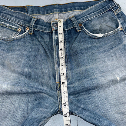 Levis 501 Vintage Y2K XX Straight Leg Jeans Blue Med Wash 34x34 Act 32x29