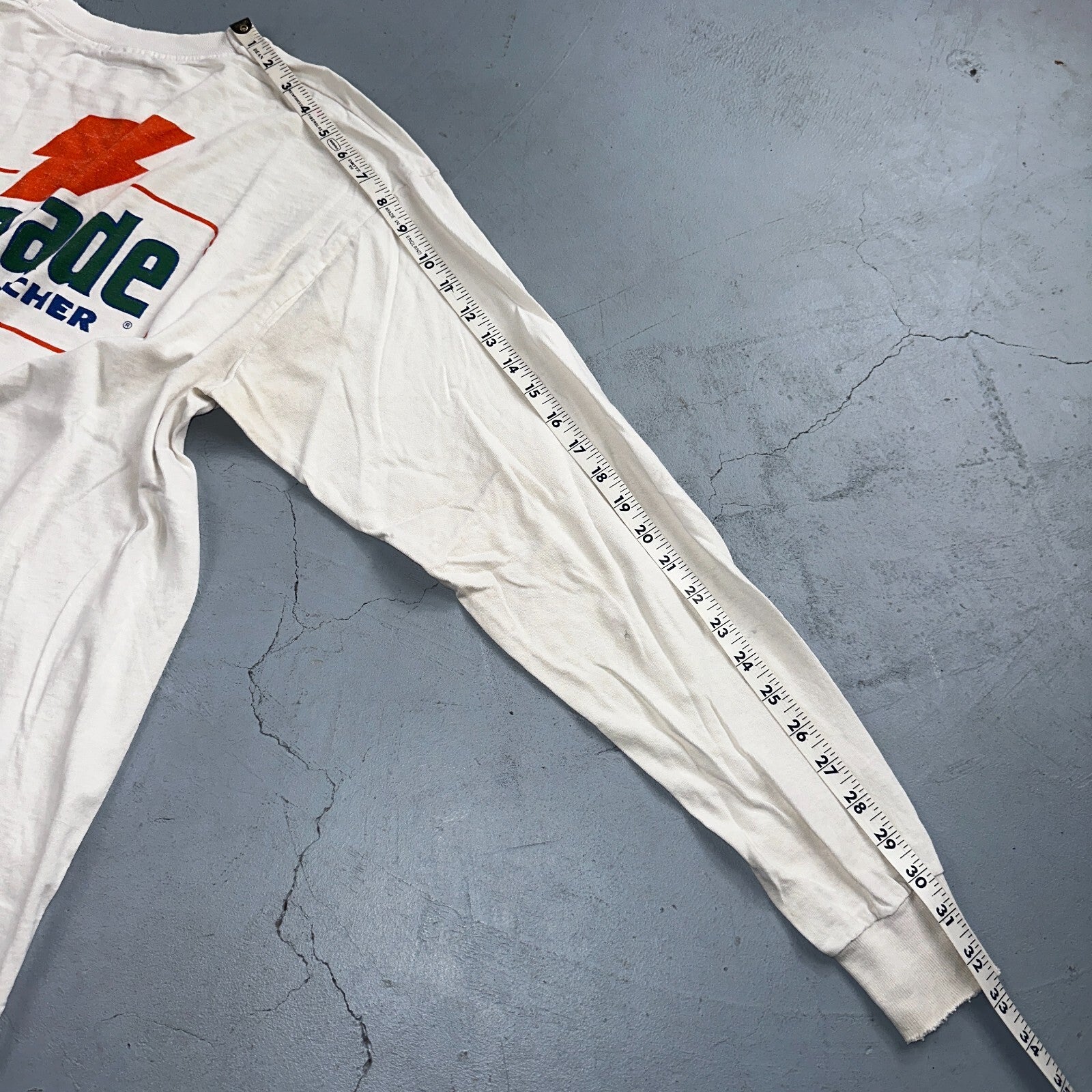 VTG 90s Gatorade Thirst Quencher T-Shirt Size XL FOTL Single Stitch Long Sleeve