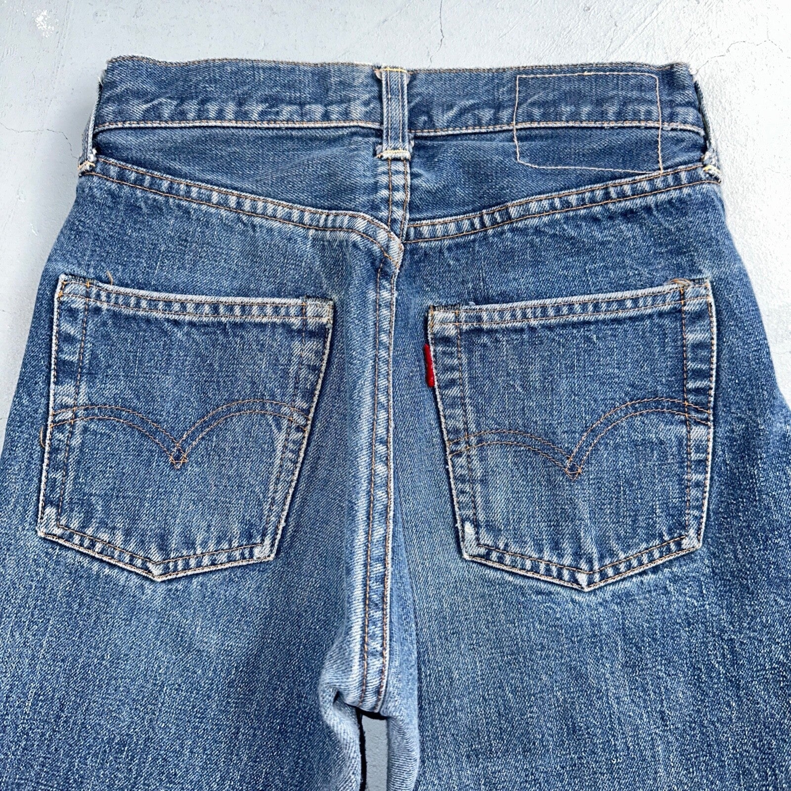 Levis 501 Big E Vintage 60s Redline Selvedge USA XX 1960s Jeans 66 Act 23x26