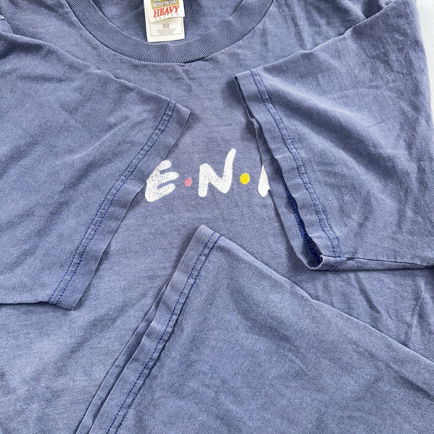 Friends 90s Promo VTG T Shirt TV Show Y2K FOTL Simple Title Screen Logo Sitcom