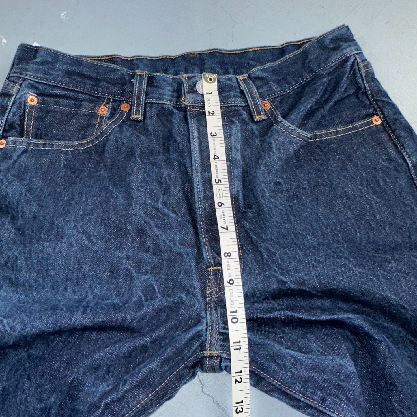 Levis 501 Y2K XX Straight Leg Jeans Blue VTG Dark Wash 34x32 Act 30x28