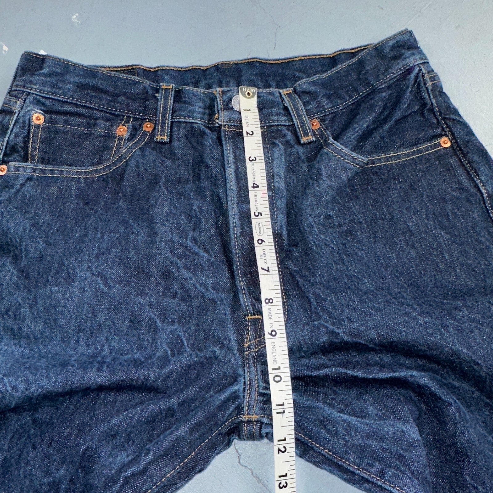 Levis 501 Y2K XX Straight Leg Jeans Blue VTG Dark Wash 34x32 Act 30x28