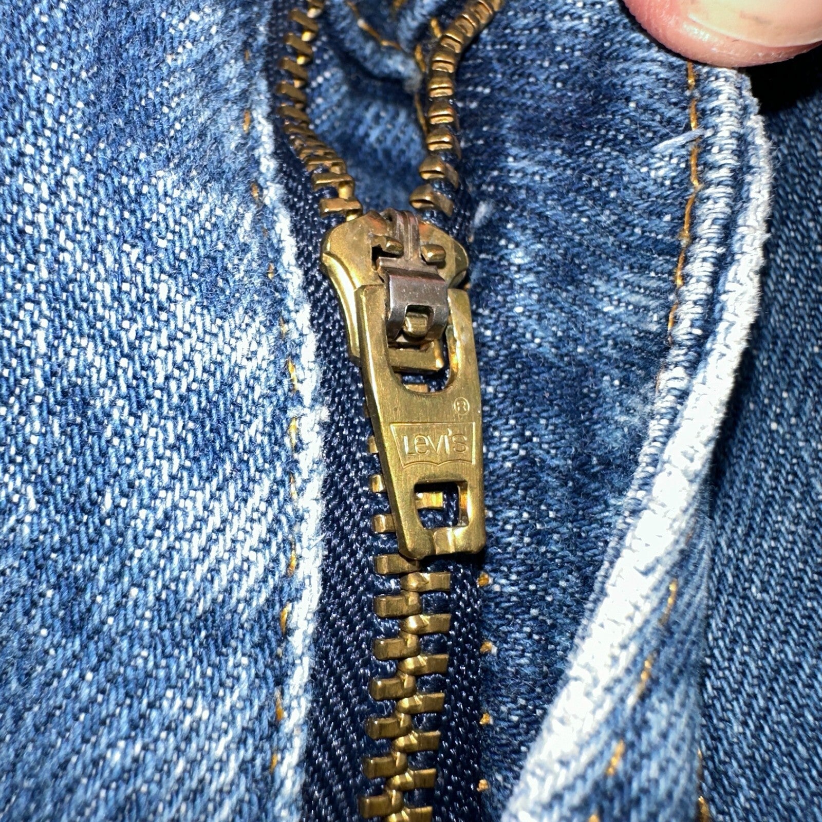 Levis 517 Vintage 80s USA Orange Tab Bootcut Flare Blue Worn Jeans Act 32x26