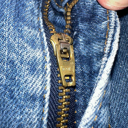 Levis 517 Vintage 80s USA Orange Tab Bootcut Flare Blue Worn Jeans Act 32x26