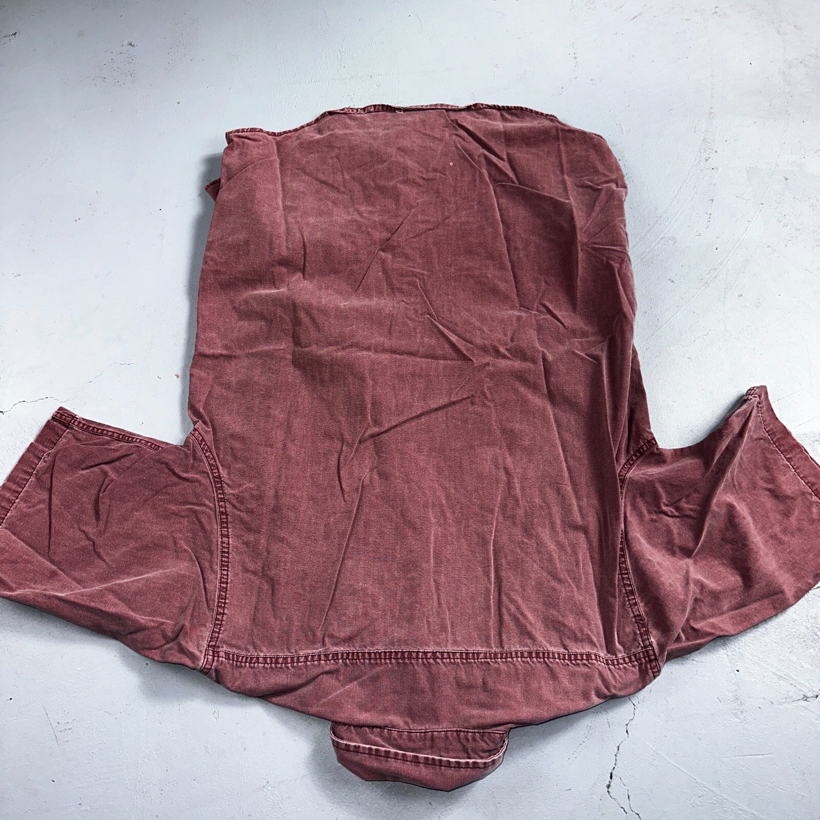 Carhartt Vintage Shirt Mens M Purple Maroon Rugged Outdoor Wear Button 90s