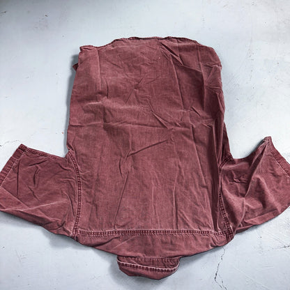 Carhartt Vintage Shirt Mens M Purple Maroon Rugged Outdoor Wear Button 90s