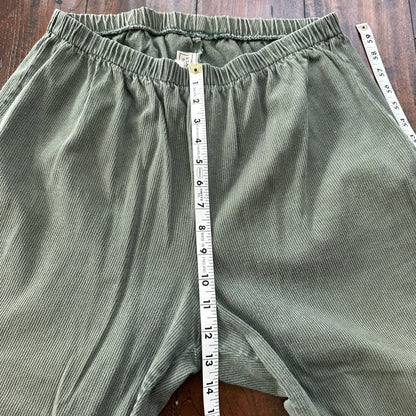 VTG 90s STAMPEDE WOMEN'S PLUS 3X Green 28x27 COTTON Spandex CASUAL PANTS