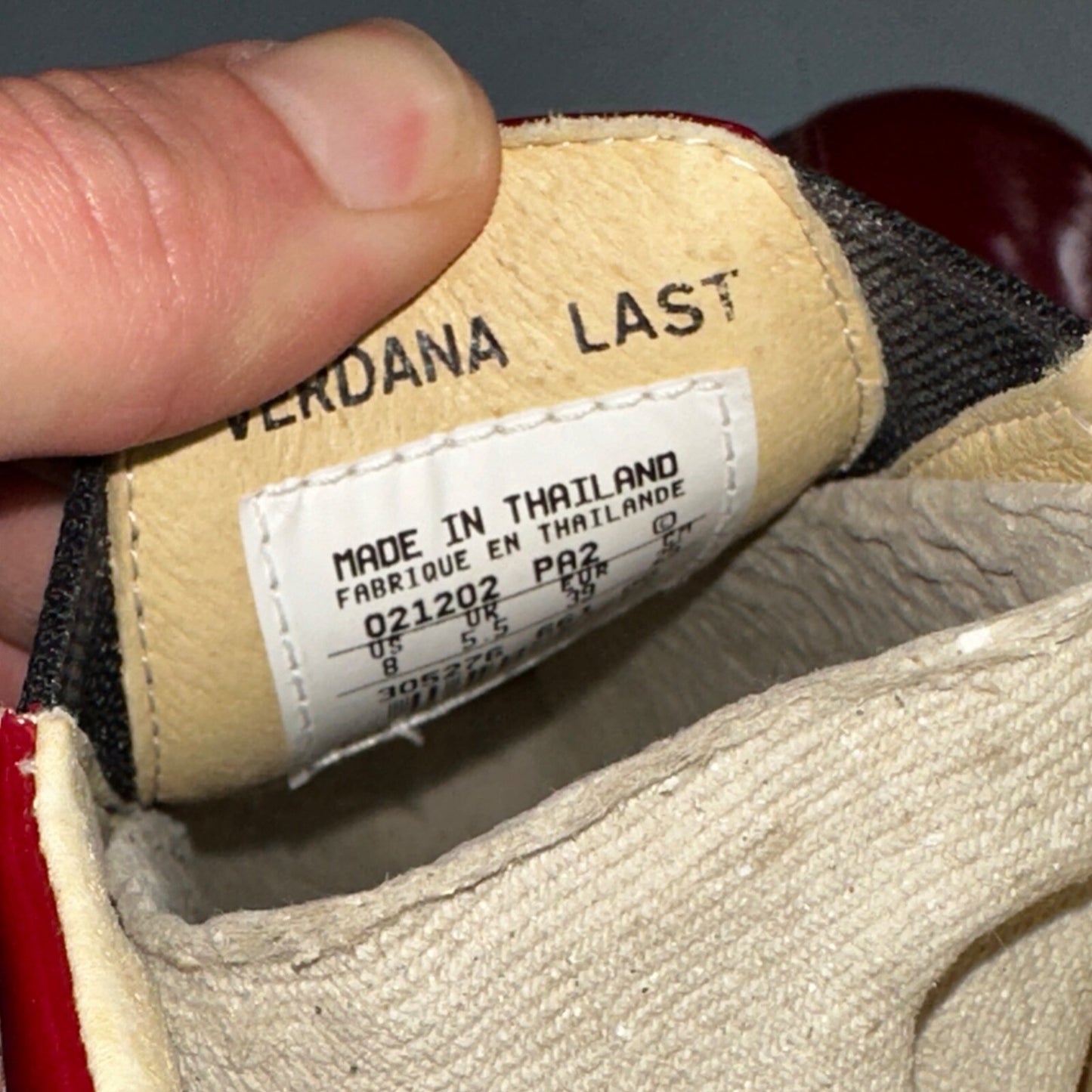 Nike Women's Size 8 Verdana Last Nike Air Red Slip On Golf Shoes 305276-661