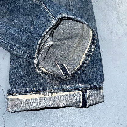 Levis 501 Big E Vintage 60s Redline Selvedge USA XX 1960s Jeans 66 Act 34x28