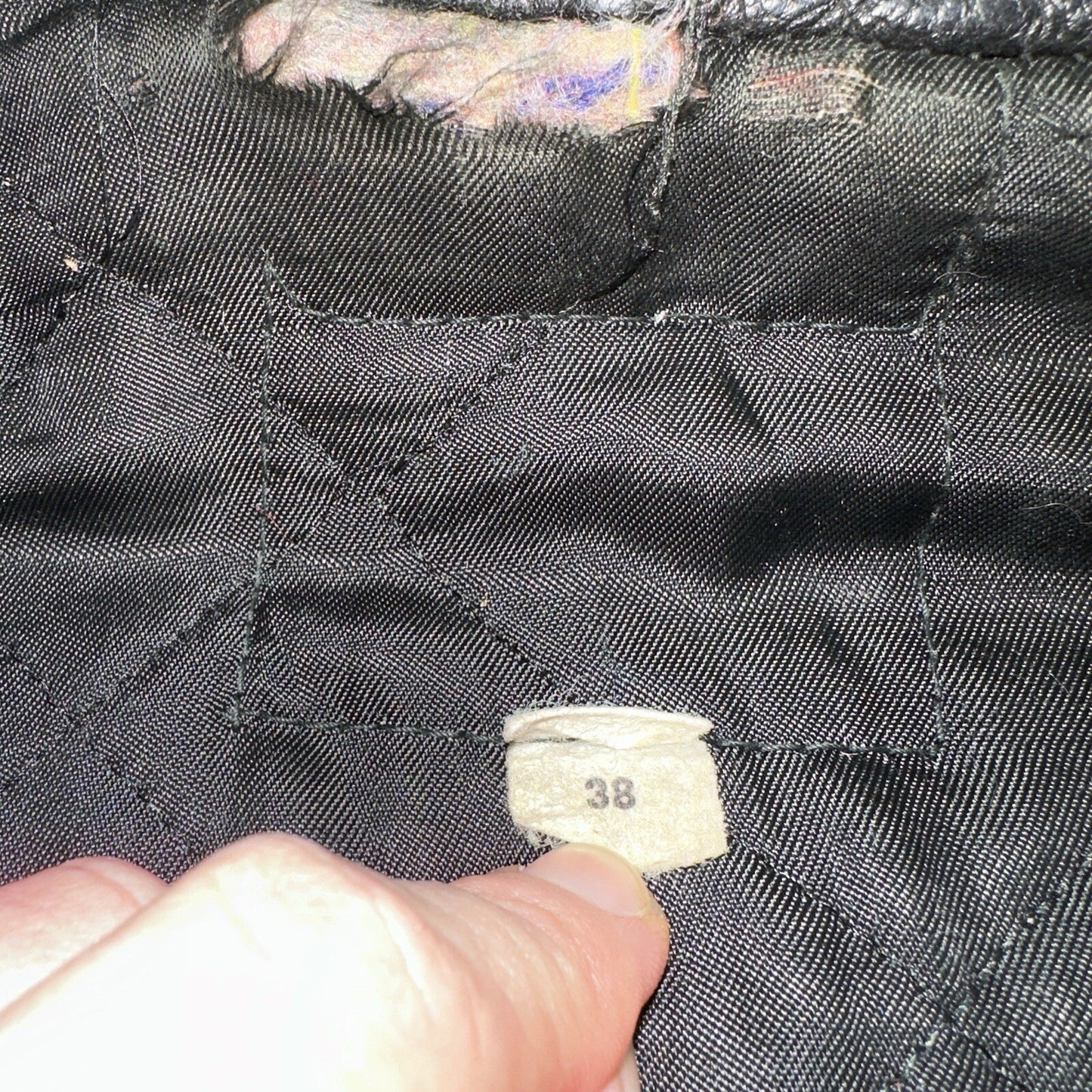 Vintage 50s 60s Black Leather Motorcycle Jacket Cafe Racer Biker 38 1950s 1960s