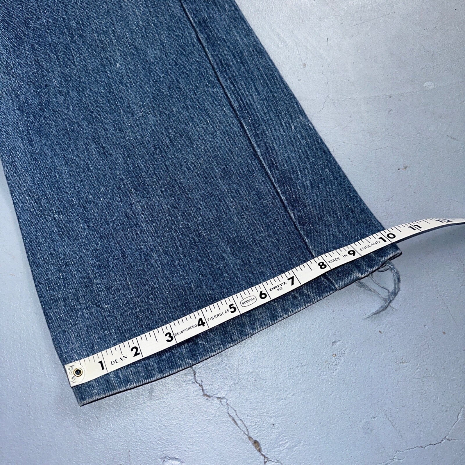 Levis 684 Vintage 70s USA Orange Tab Bootcut Flare Blue Bell Bottom Jeans 34x32