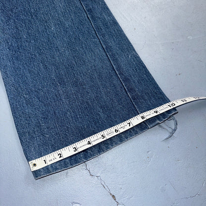 Levis 684 Vintage 70s USA Orange Tab Bootcut Flare Blue Bell Bottom Jeans 34x32