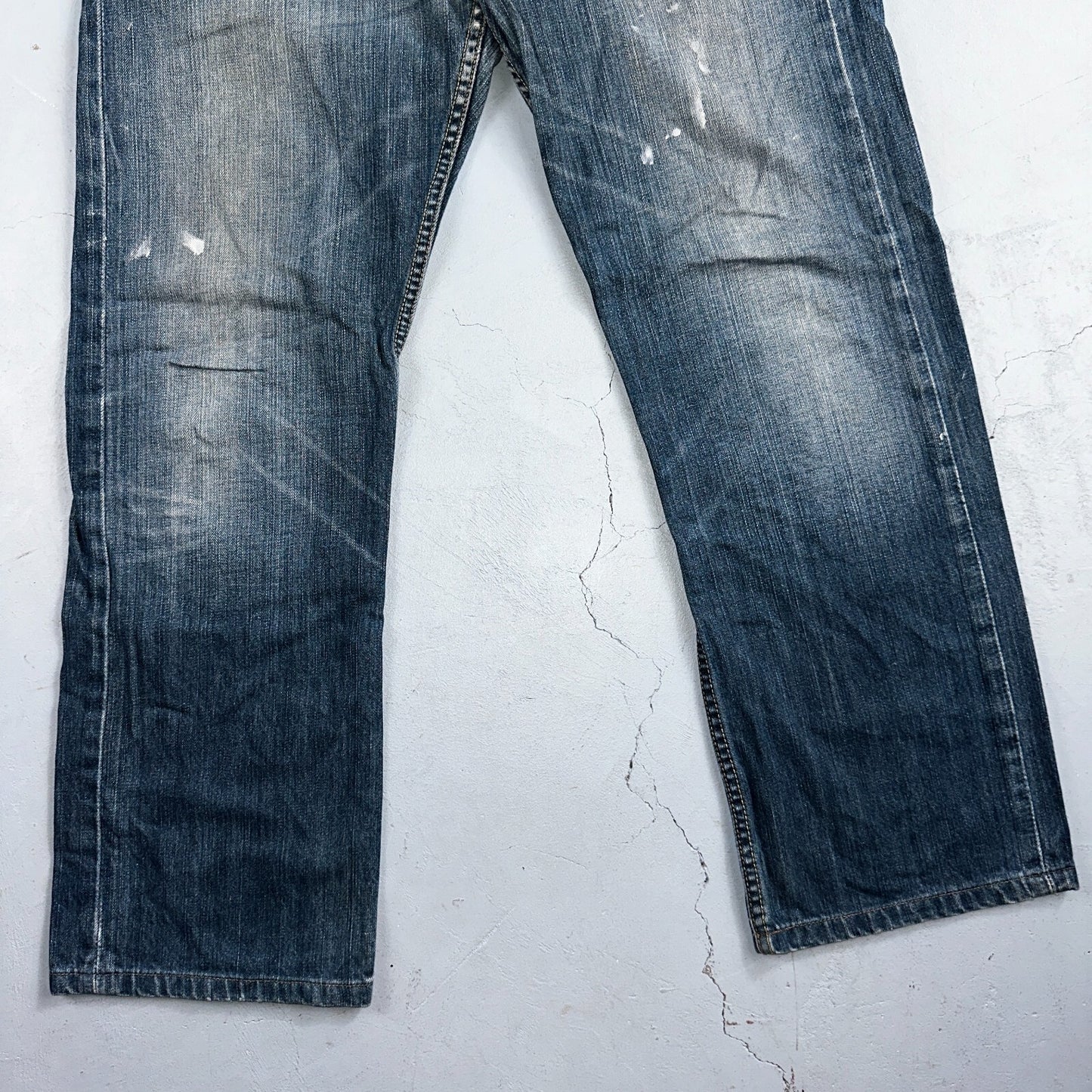 Levis 501 Vintage Y2K XX Straight Leg Jeans Blue Med Wash 33x34 Act 31x28