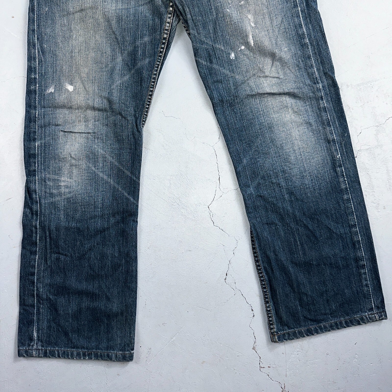 Levis 501 Vintage Y2K XX Straight Leg Jeans Blue Med Wash 33x34 Act 31x28