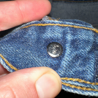 Levis 501 Vintage 90s USA XX Straight Leg Jeans Blue Med Wash 40x30 Act 38x30