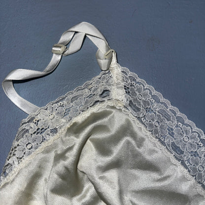 VTG Vanity Fair Lingerie Slip Dress Sleepwear Full Sweep Nightgown Lace Lot 2