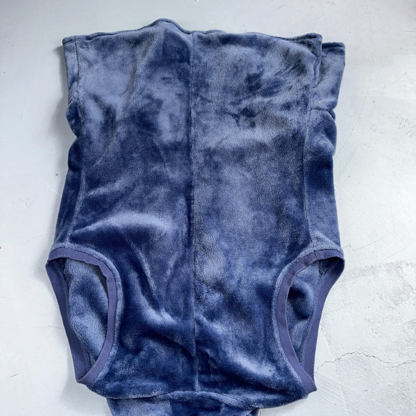 UGG Soft Surroundings Fleece Vest Hooded Blue Soft Cardigan Cozy M/L