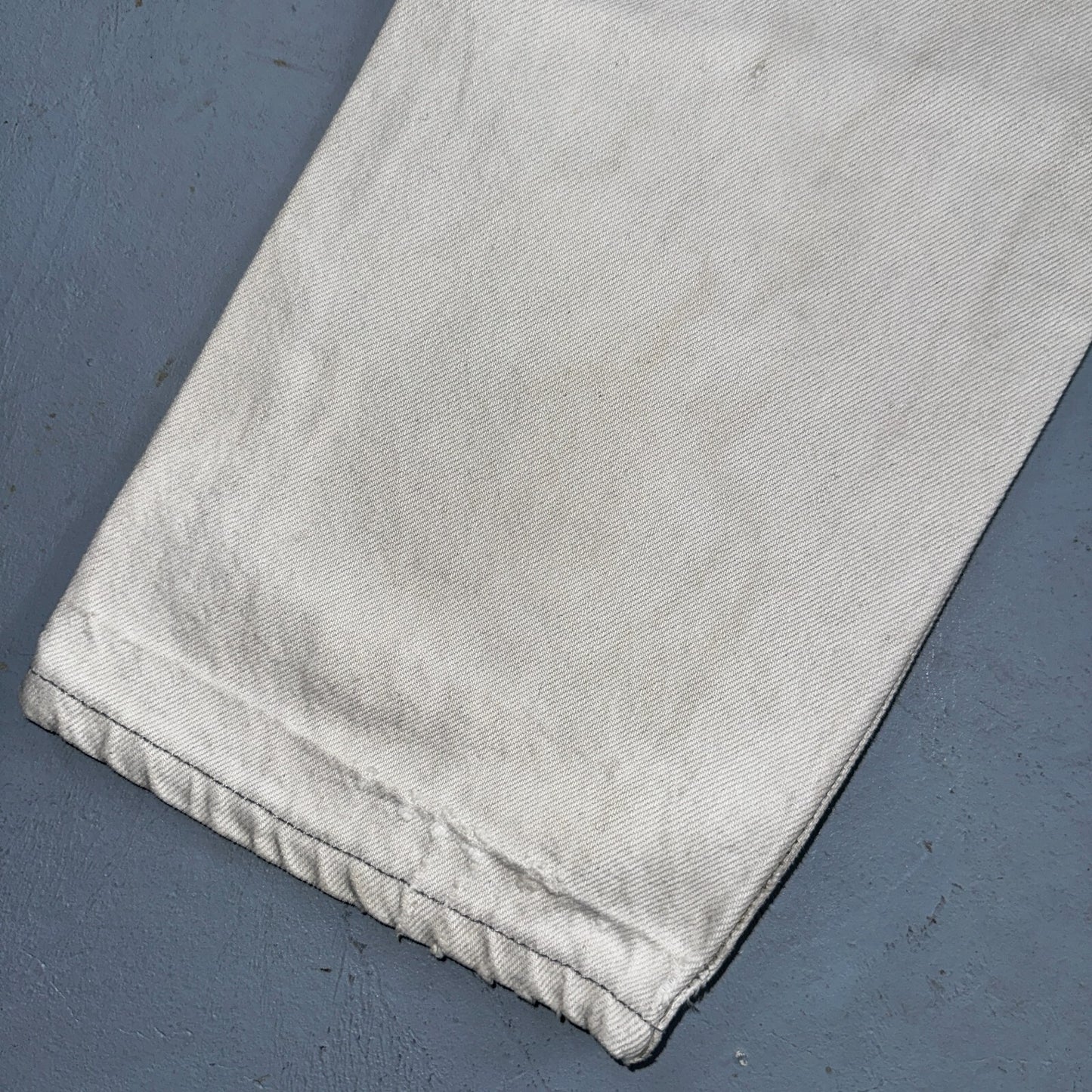 Levis 501 Vintage 80s USA XX Straight Leg Jeans White Med Wash 29x30 Act 28x29