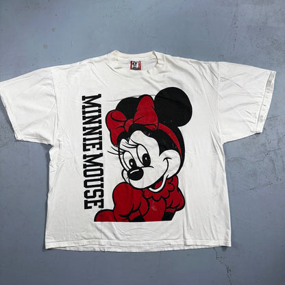 Minnie Mouse Disney VTG T Shirt 4XL Rap Big Print Double Sided Hot Cartoon
