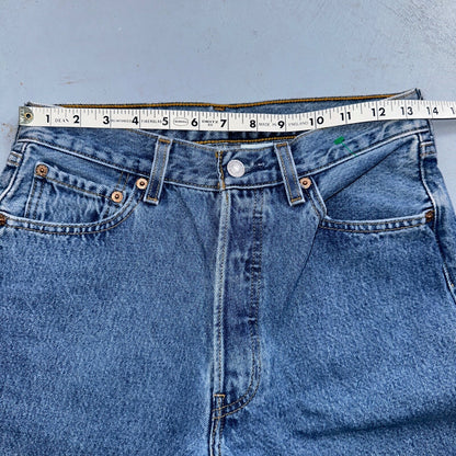 Levis 501 Vintage 90s Mexico XX Straight Leg Jeans 29x32 Y2K Med Wash Act 27x30