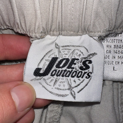 Joe's Outdoors VTG Mens Performance Cargo Shorts Sz Large 90s Hiking