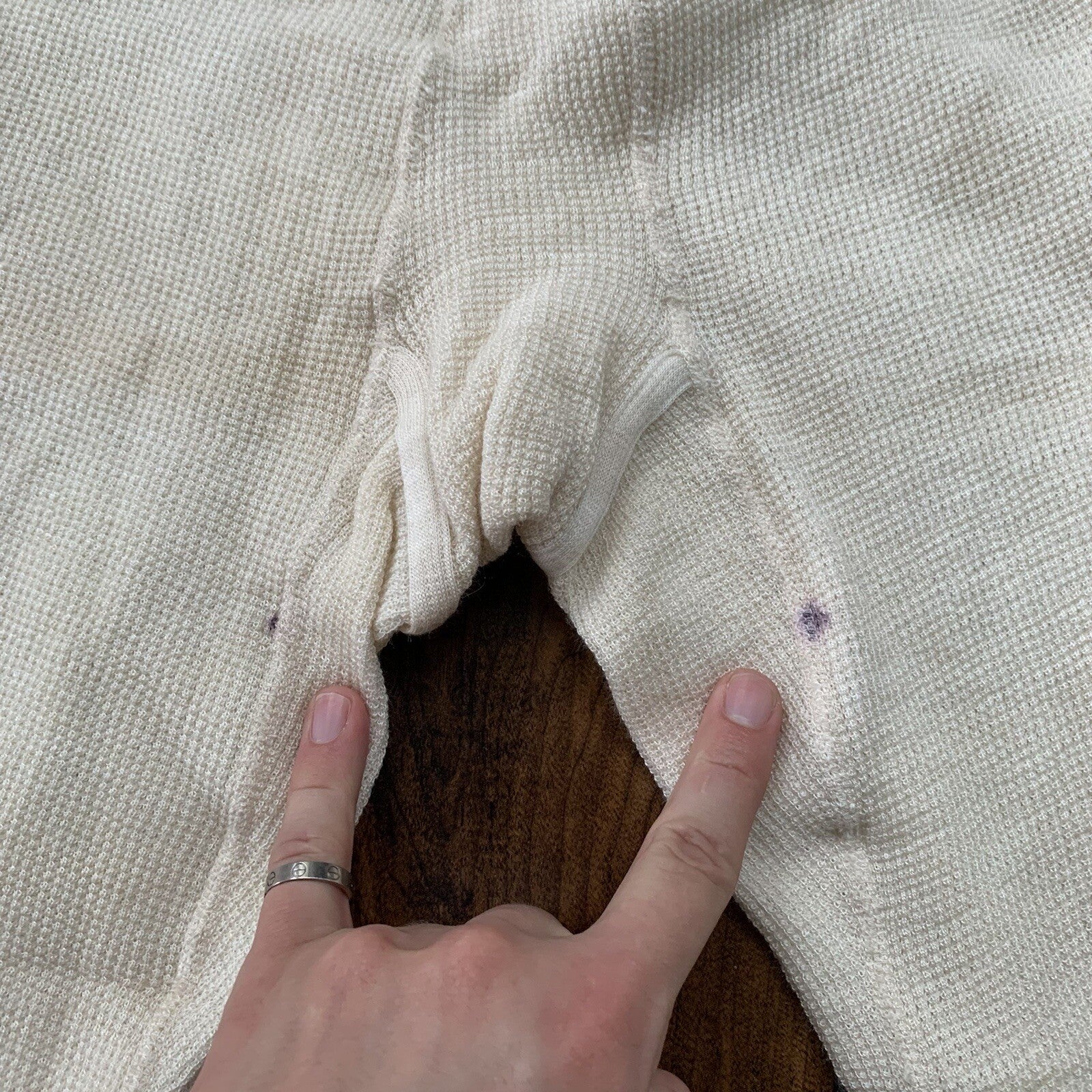 Vintage Atlas Flamebeaters Thermal Pants Mens Cotton Steve McQueen Movie 70s