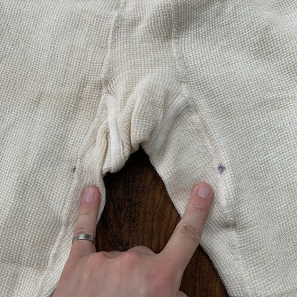 Vintage Atlas Flamebeaters Thermal Pants Mens Cotton Steve McQueen Movie 70s