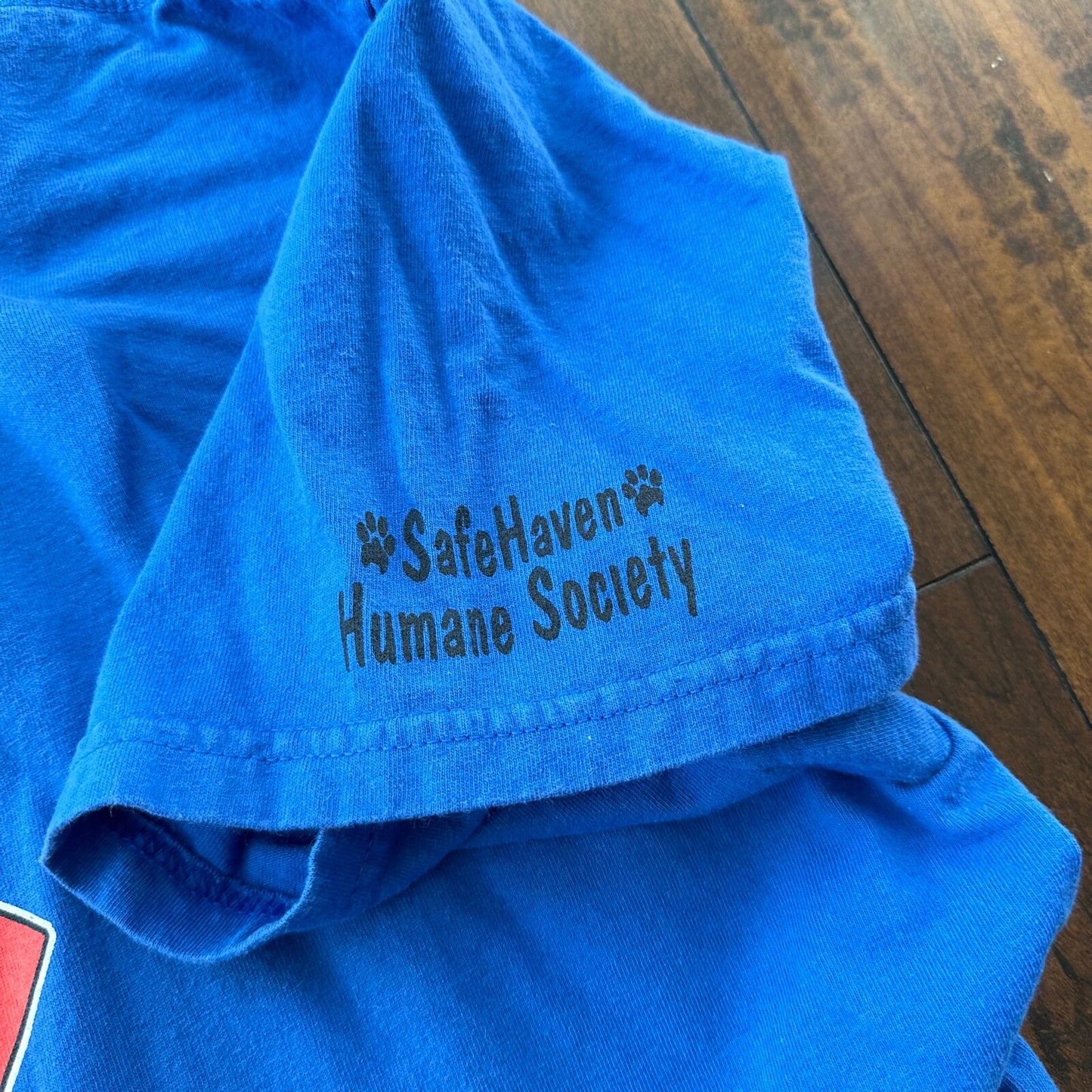 Super Staff Dog Print Superman Vintage T Shirt Marvel Blue Wolf Animals Love Rap