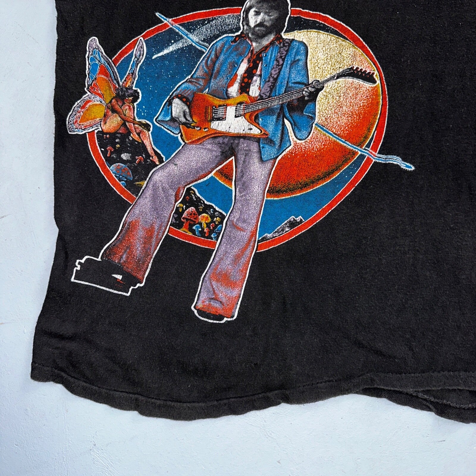Eric Clapton Rock Concert 1979 Tour VTG T Shirt Band Music Classic Guitar 70s