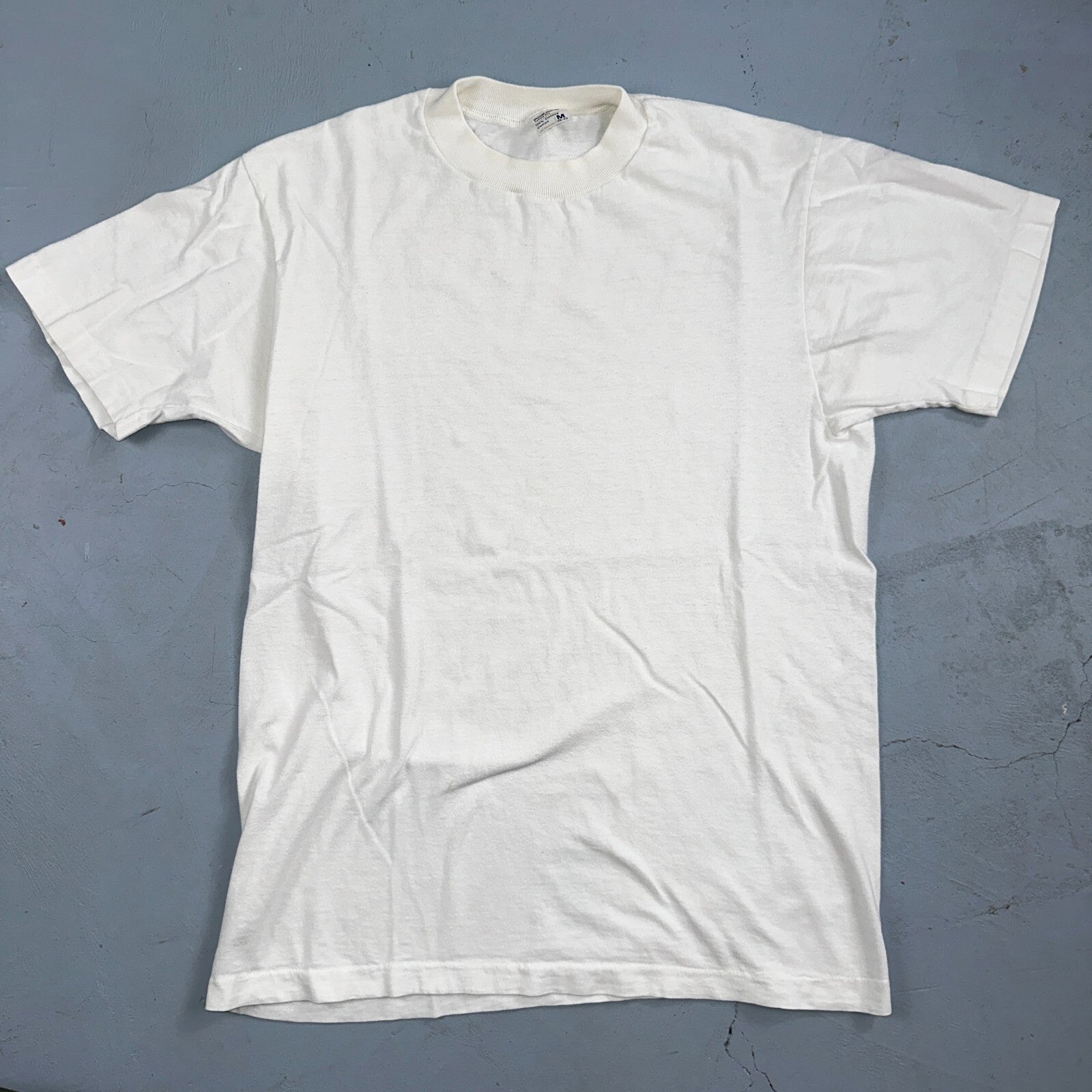 JC Penny Blank Vintage White T Shirt Pack 70s Essential Lot Of 4 Single Stitch