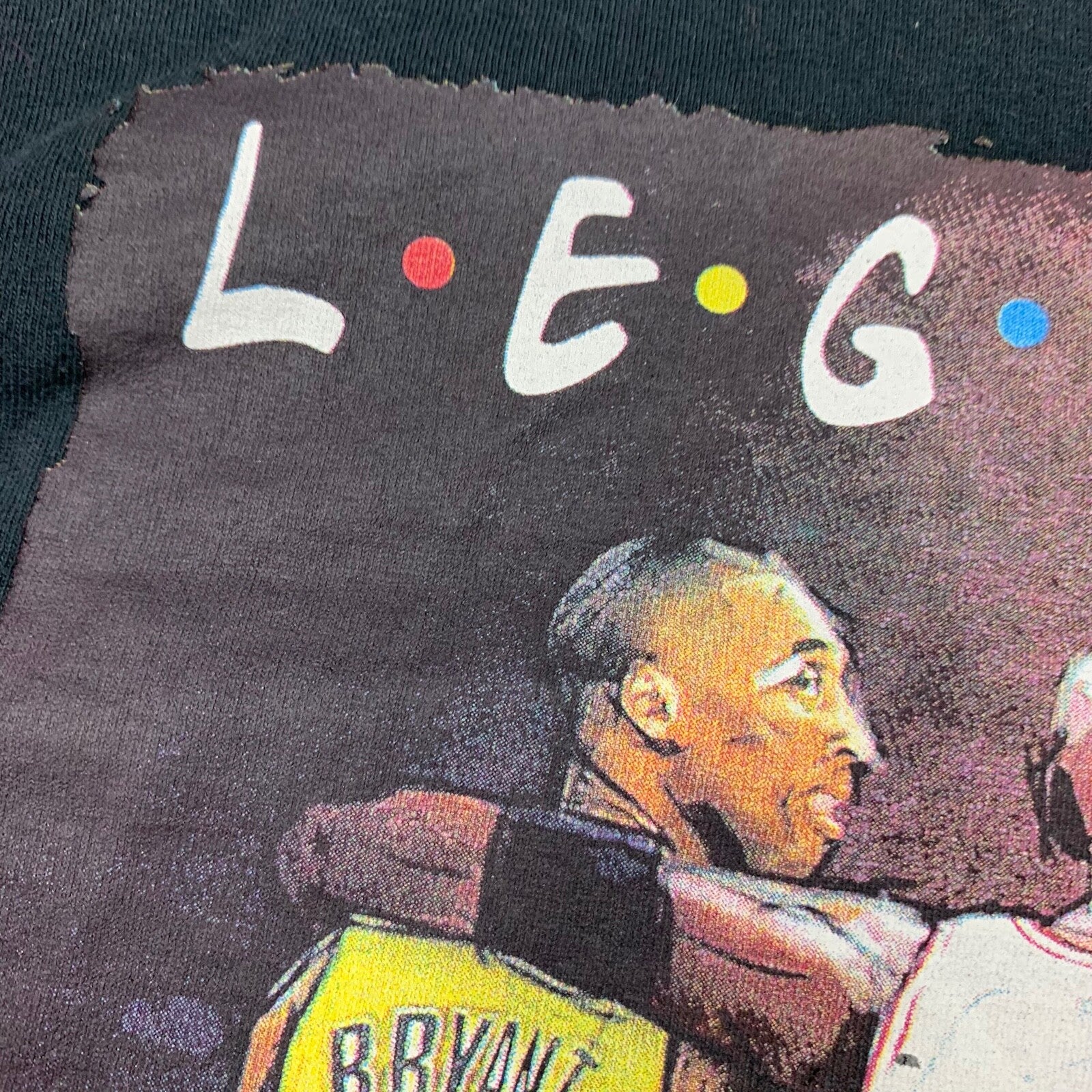 Legends Kobe Lebron Micheal Jordan Vintage T Shirt Friends Basketball Rap Sports