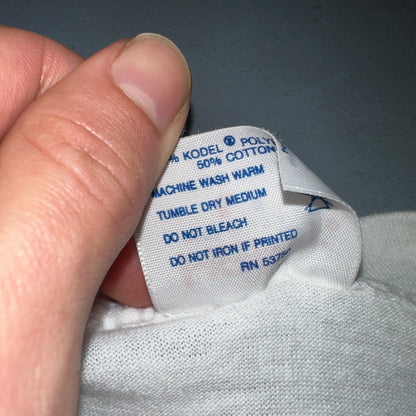 Prineville Cowboy Oregon VTG T Shirt River Graphic Single Stitch White XL 90s