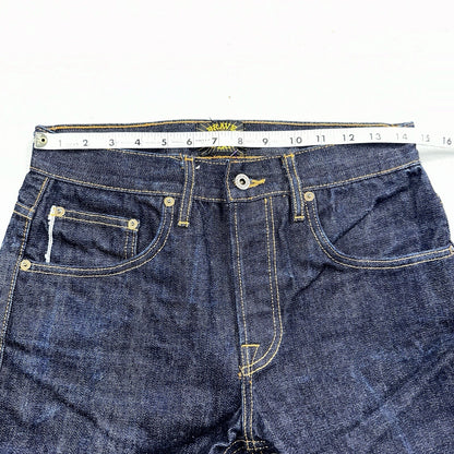 Brave Star Jeans Mens 30x30 Blue Selvedge Cone Denim Dark Wash Button Fly