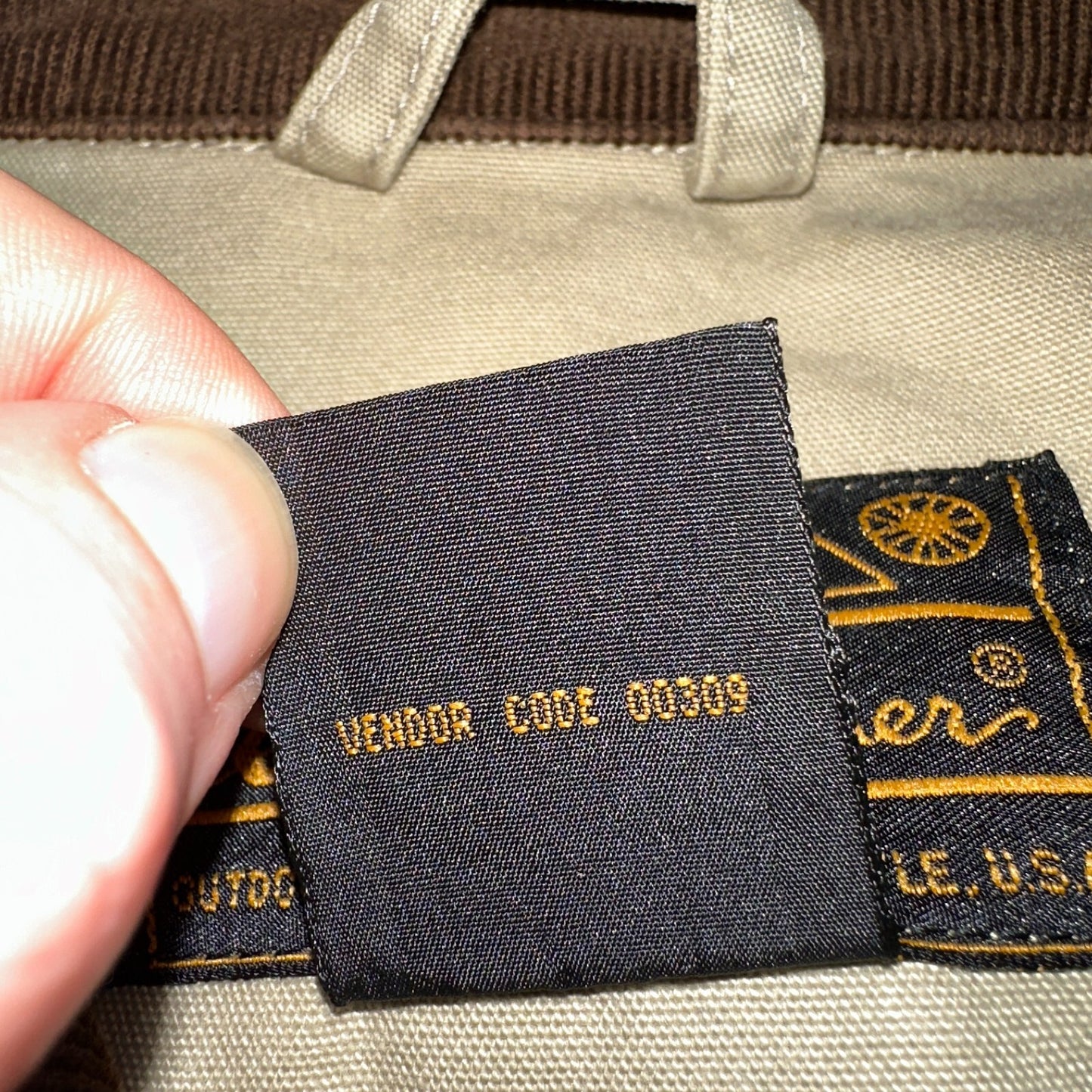 Eddie Bauer Jacket Mens M Tan Brown Chore Barn Field Coat Canvas Outdoor VTG