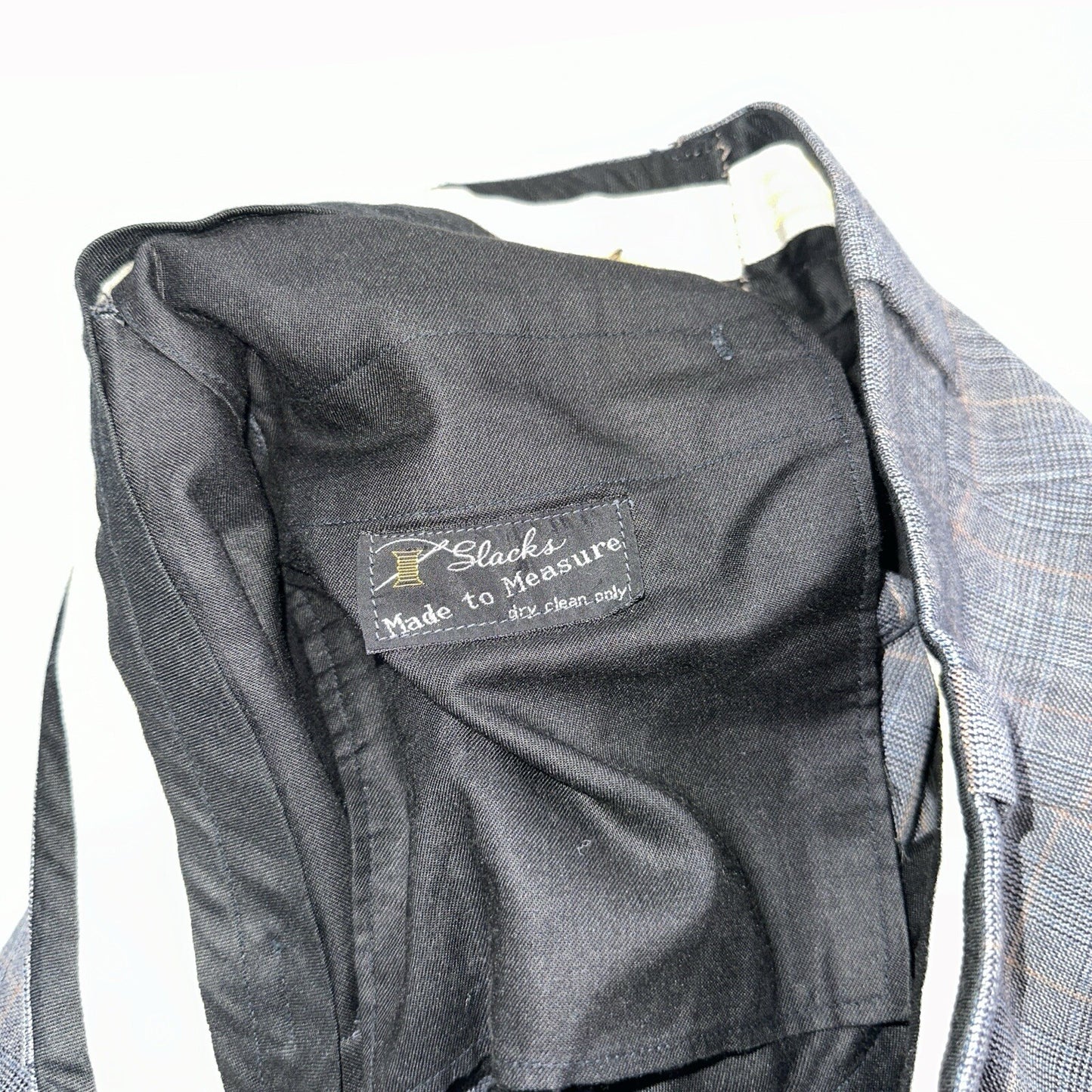 VTG Mens 3 PC Suit 42 Jacket Coat Pants Vest Plaid Rockabilly 70s 1970s Brown