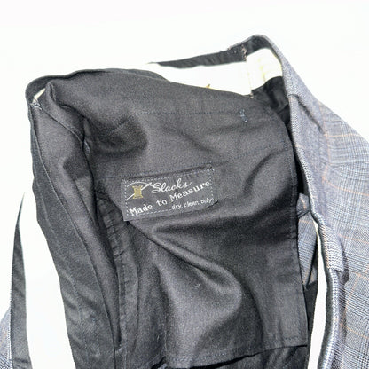 VTG Mens 3 PC Suit 42 Jacket Coat Pants Vest Plaid Rockabilly 70s 1970s Brown