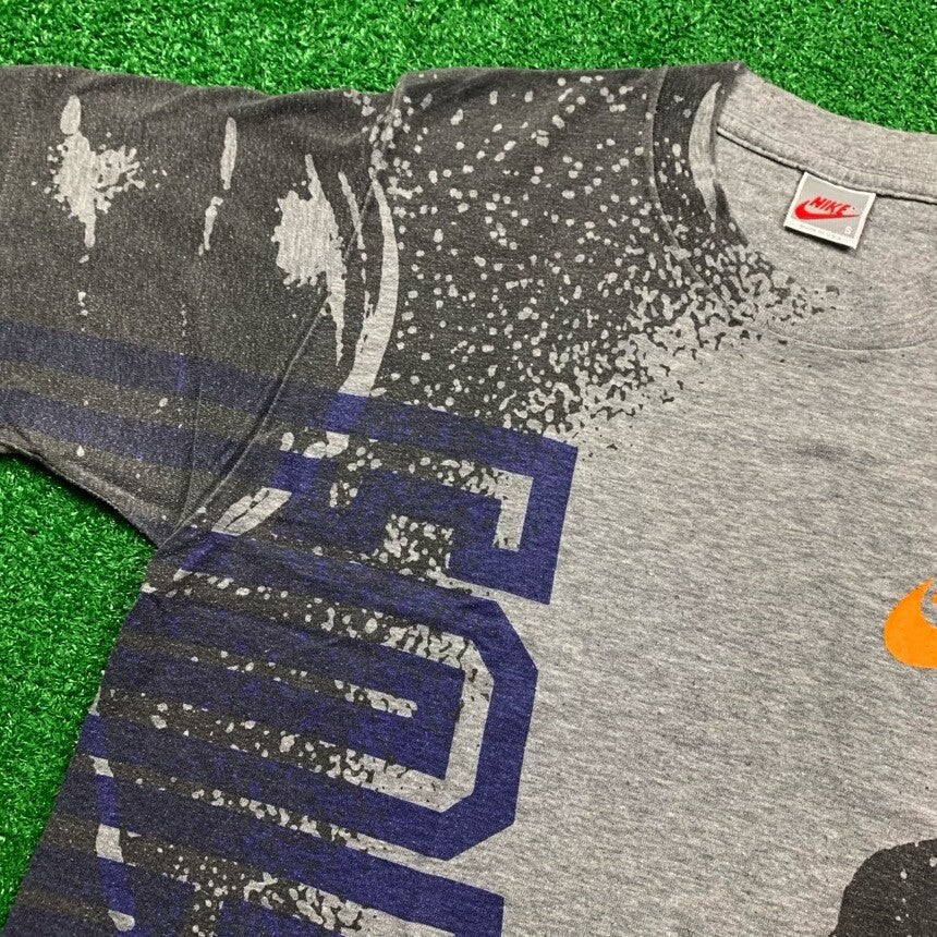 Nike Vintage T Shirt USA Rare Music Band Force Robinson Air Jordan AOP Gray