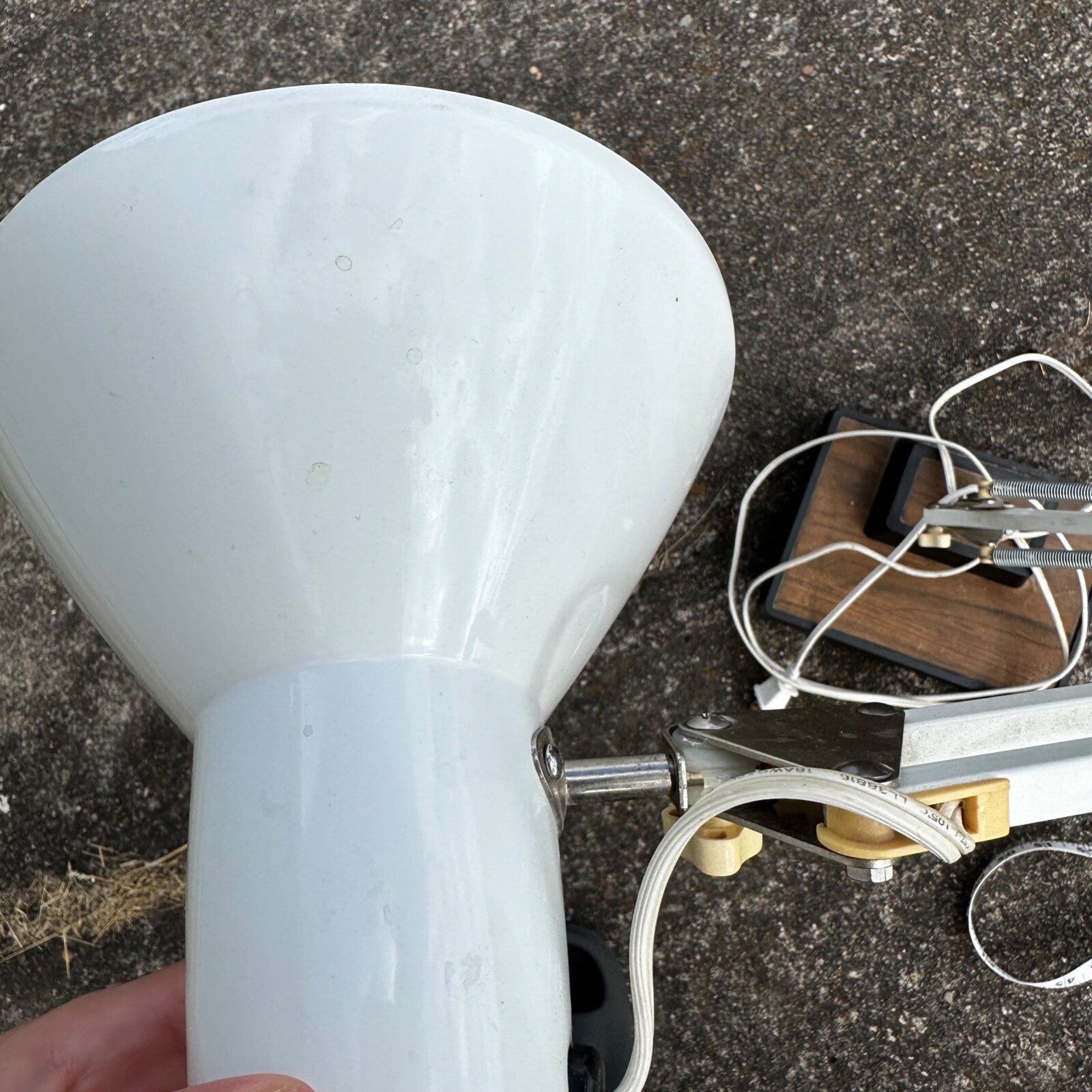 Vintage Industrial Lamp Articulating Workbench Light MCM Mid Century Style